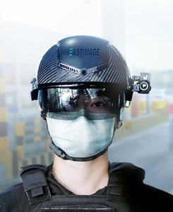 HN-800 Thermal Image Smart Helmet untuk virus corona